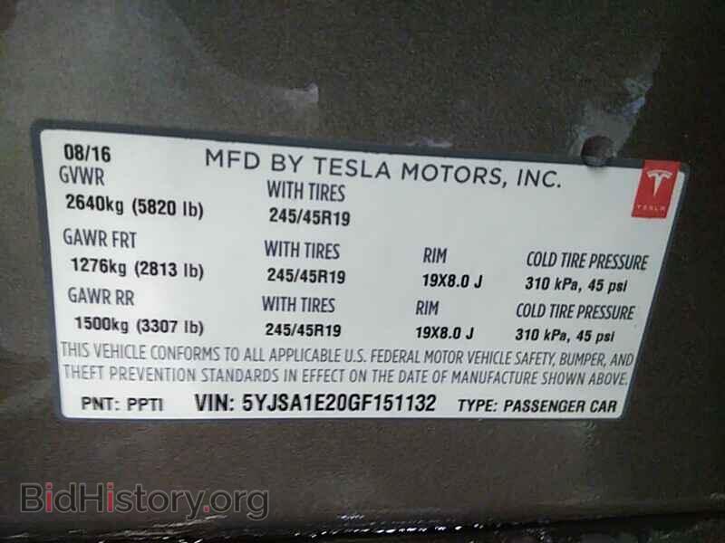 2016 Tesla Model S - VIN: 5YJSA1E20GF151132 - Photo 6