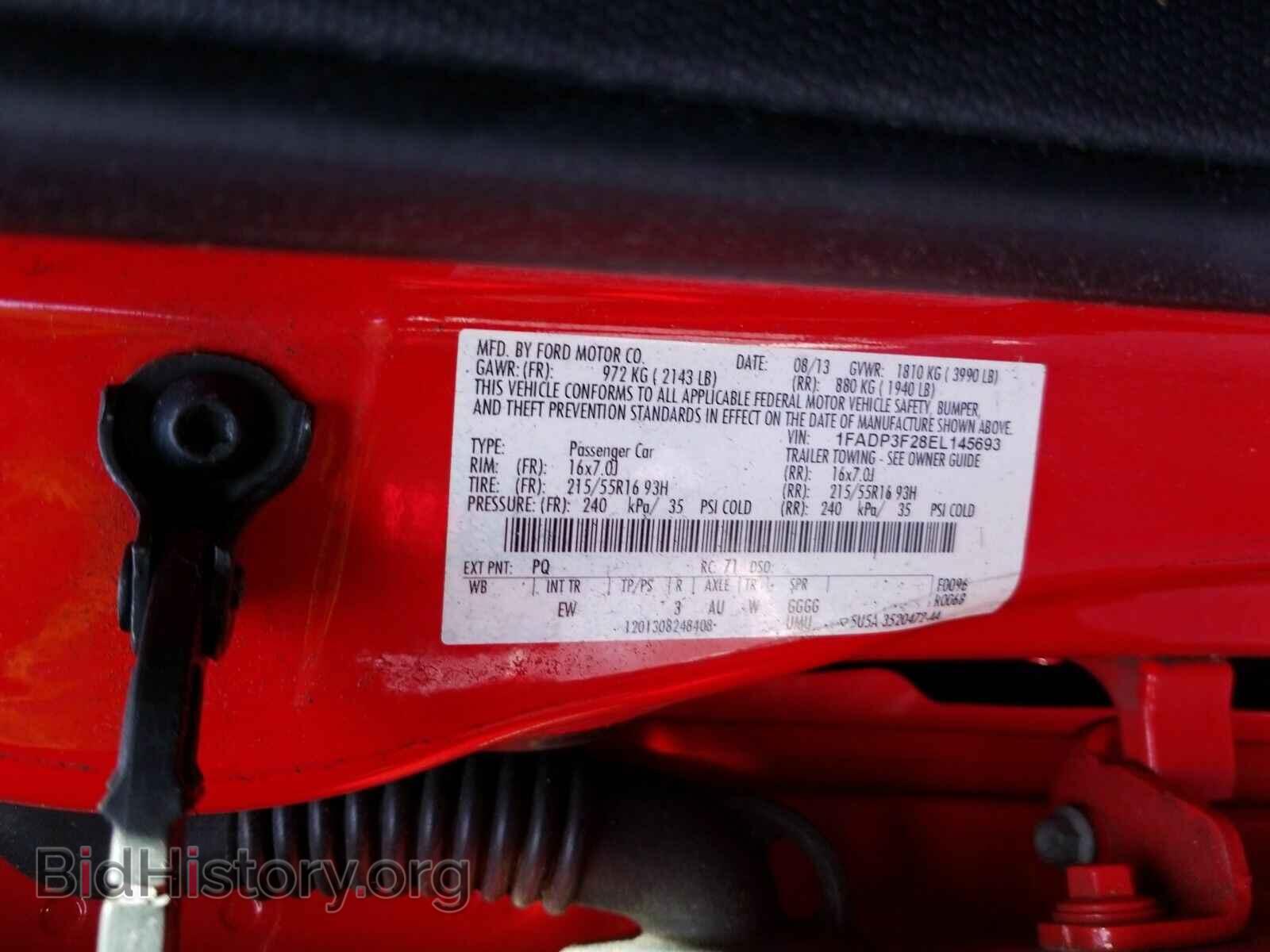 2014 Ford Focus - VIN: 1FADP3F28EL145693 - Фото 6