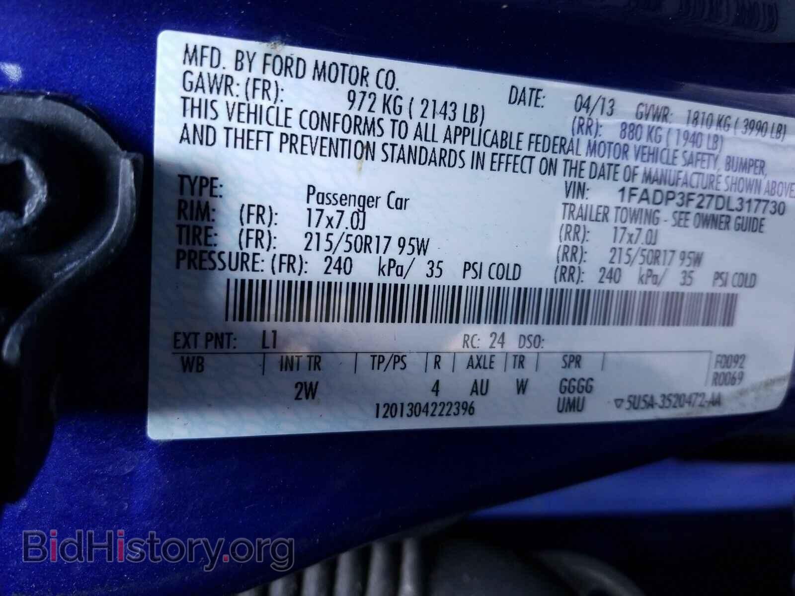 2013 Ford Focus - VIN: 1FADP3F27DL317730 - Photo 6