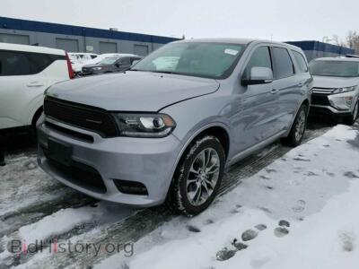 2019 Dodge DURANGO GT Plus AWD, серебристый — VIN 1C4RDJDG7KC684877