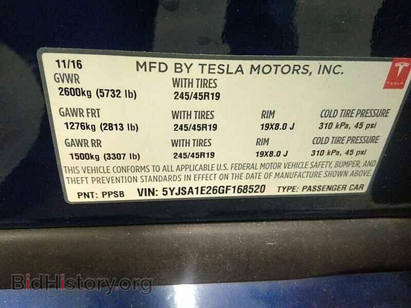 2016 Tesla Model S - VIN: 5YJSA1E26GF168520 - Photo 6