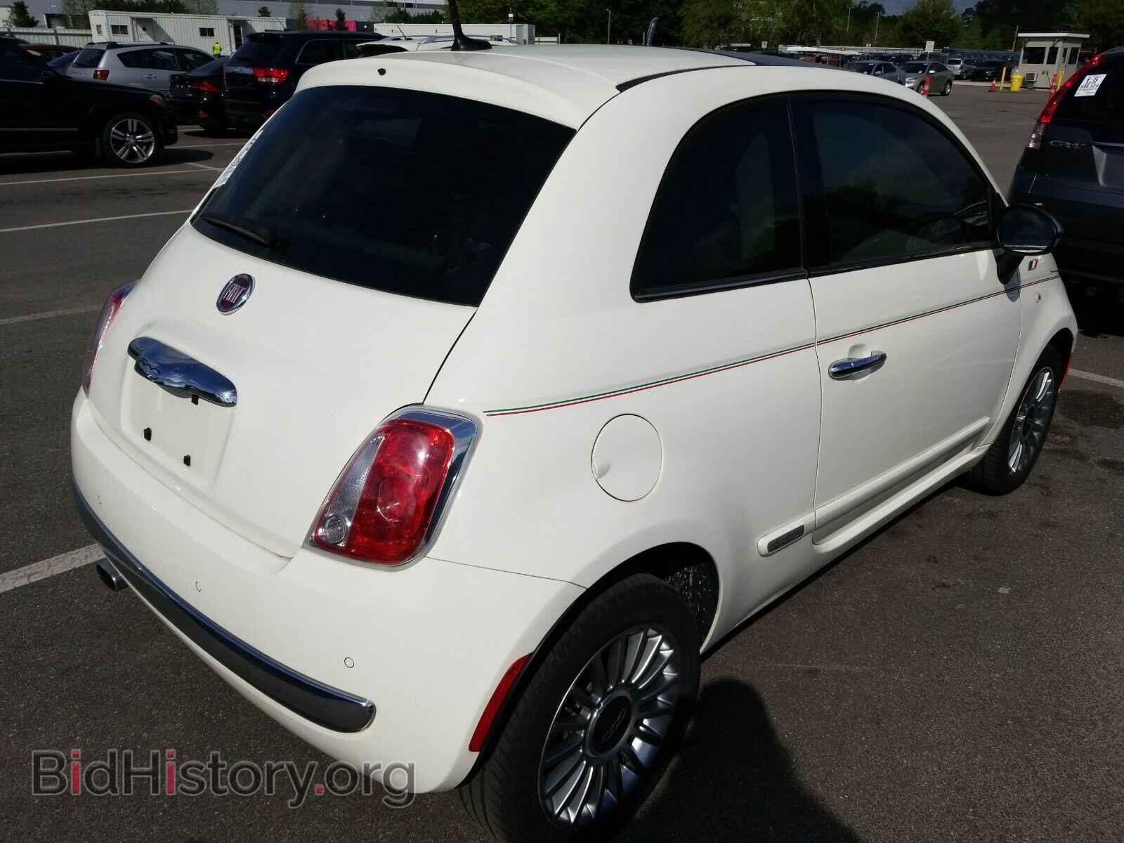 2012 FIAT 500 - VIN: 3C3CFFCR0CT110549 - Фото 2