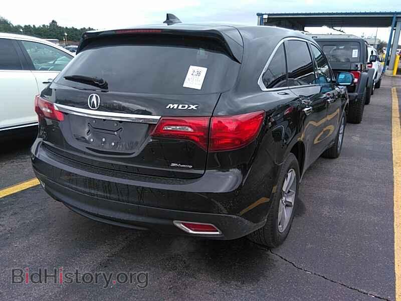 2014 Acura MDX - VIN: 5FRYD4H23EB031478 - Фото 2
