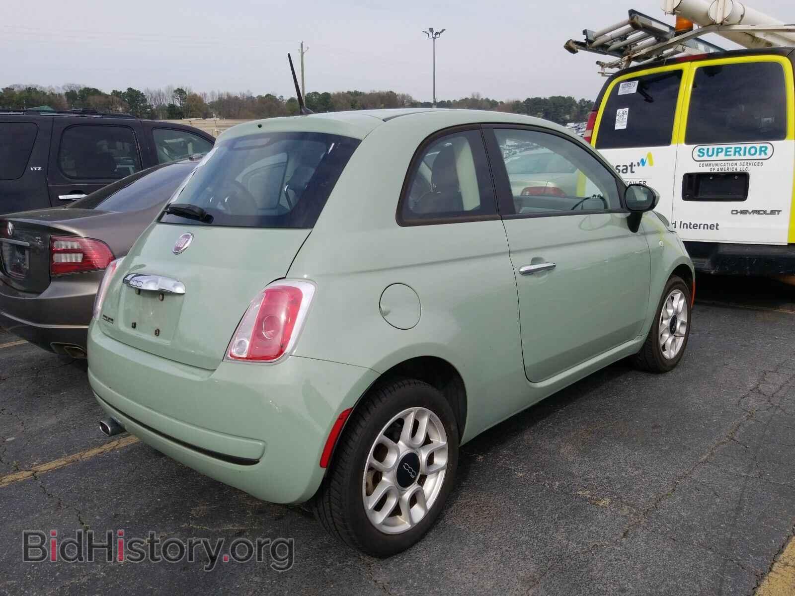 2012 FIAT 500 - VIN: 3C3CFFAR0CT128357 - Фото 2