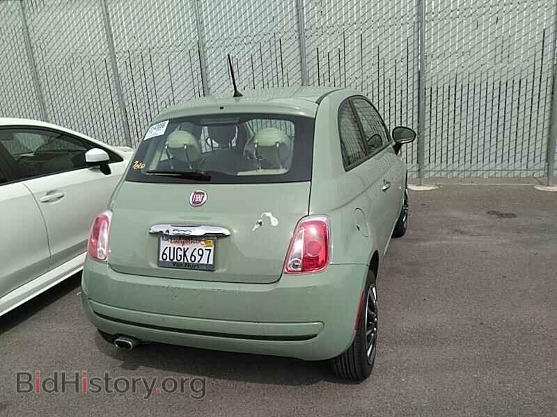 2012 FIAT 500 - VIN: 3C3CFFAR8CT272075 - Фото 2