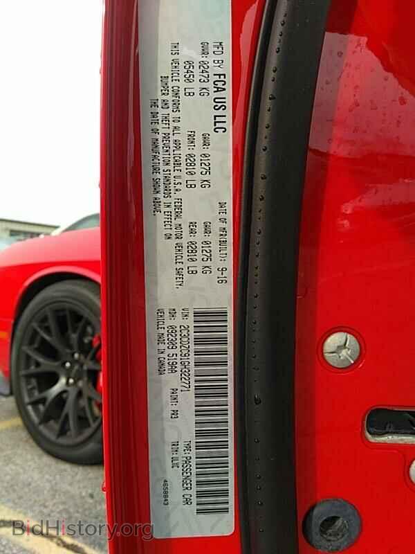 2016 Dodge Challenger - VIN: 2C3CDZC91GH322771 - Фото 6