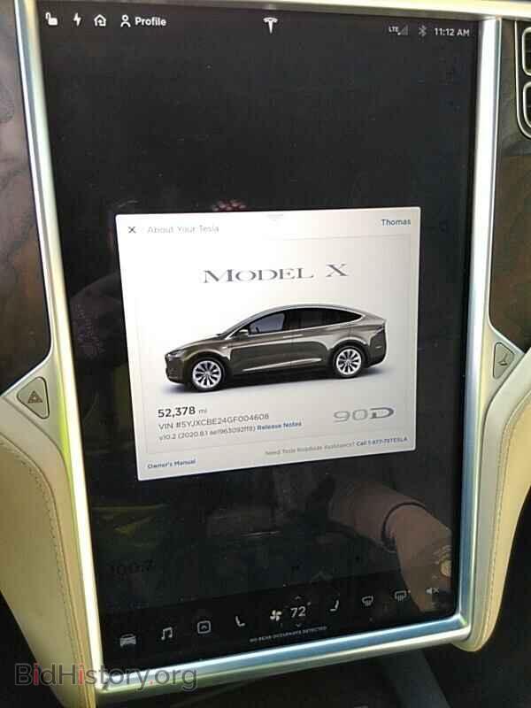 2016 Tesla Model X - VIN: 5YJXCBE24GF004608 - Фото 5