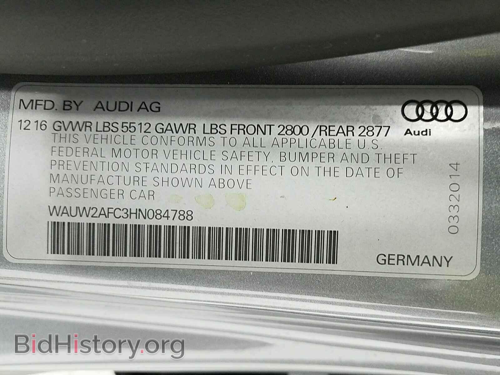 2017 Audi A7 - VIN: WAUW2AFC3HN084788 - Фото 15