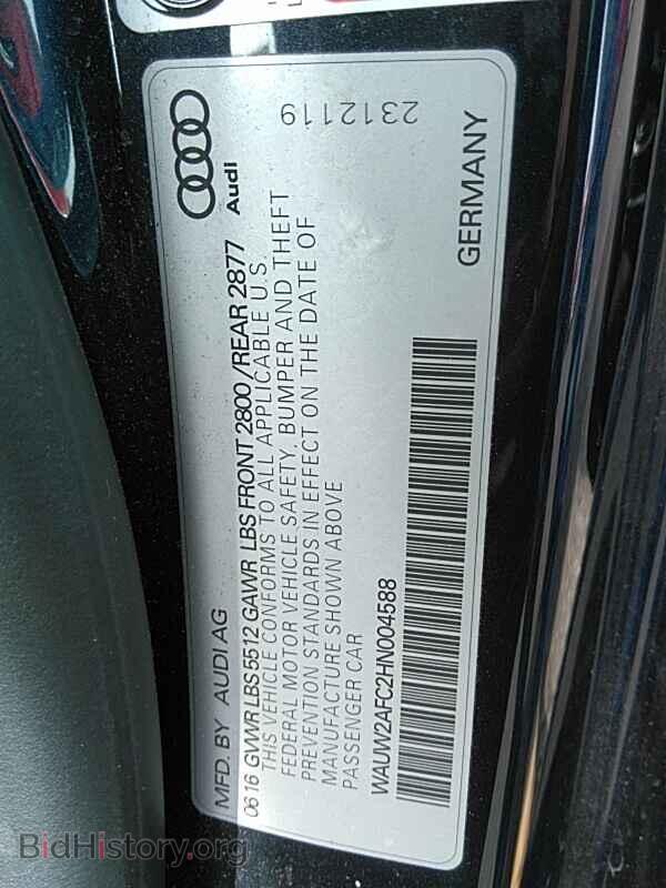 2017 Audi A7 - VIN: WAUW2AFC2HN004588 - Фото 6