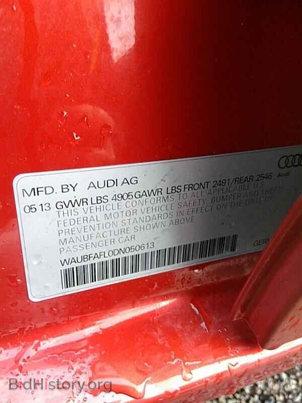 2013 Audi A4 - VIN: WAUBFAFL0DN050613 - Фото 6