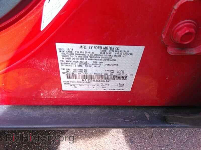 2019 Ford EcoSport - VIN: MAJ6S3KL2KC267564 - Фото 6