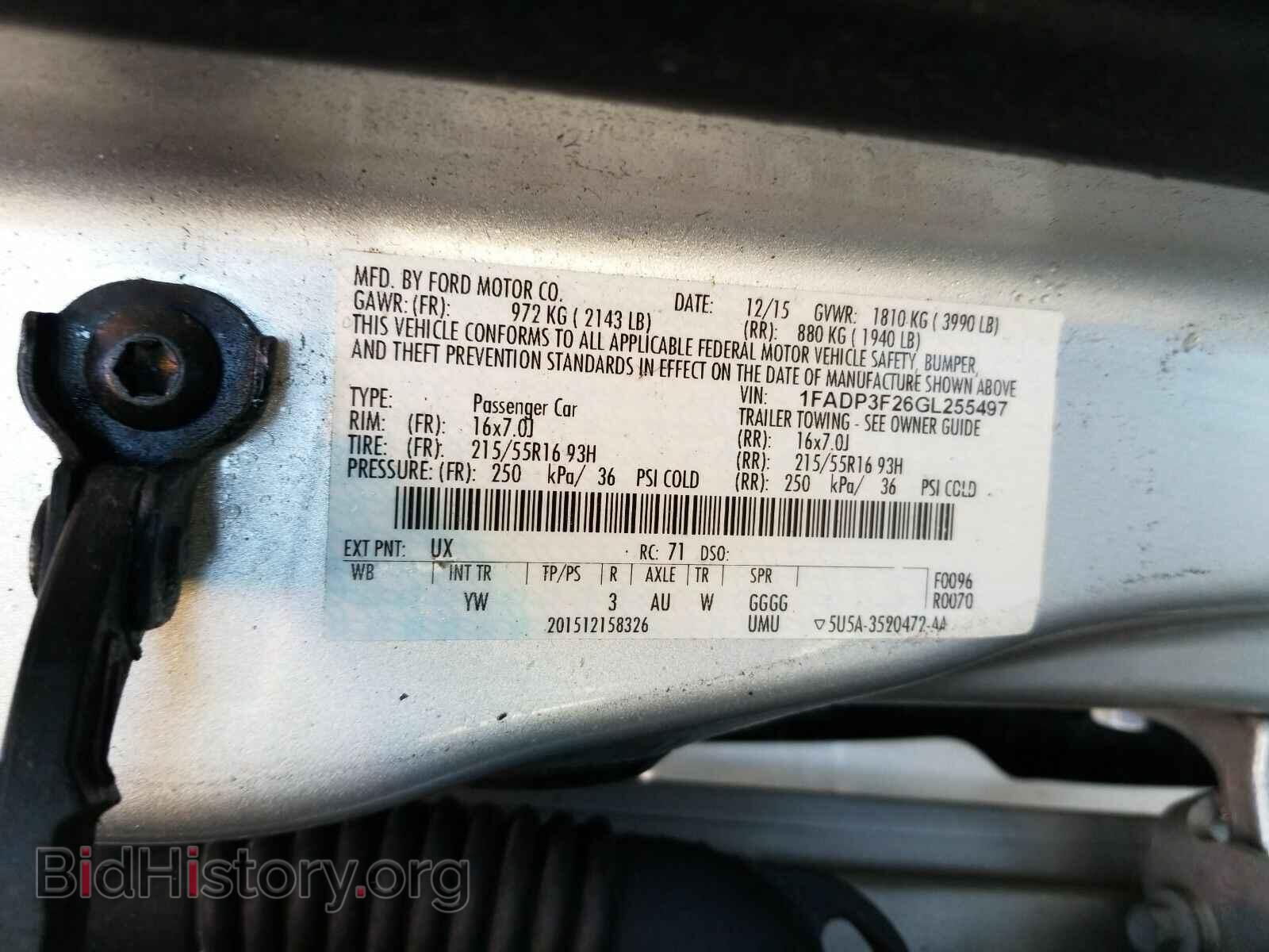 2016 Ford Focus - VIN: 1FADP3F26GL255497 - Photo 6