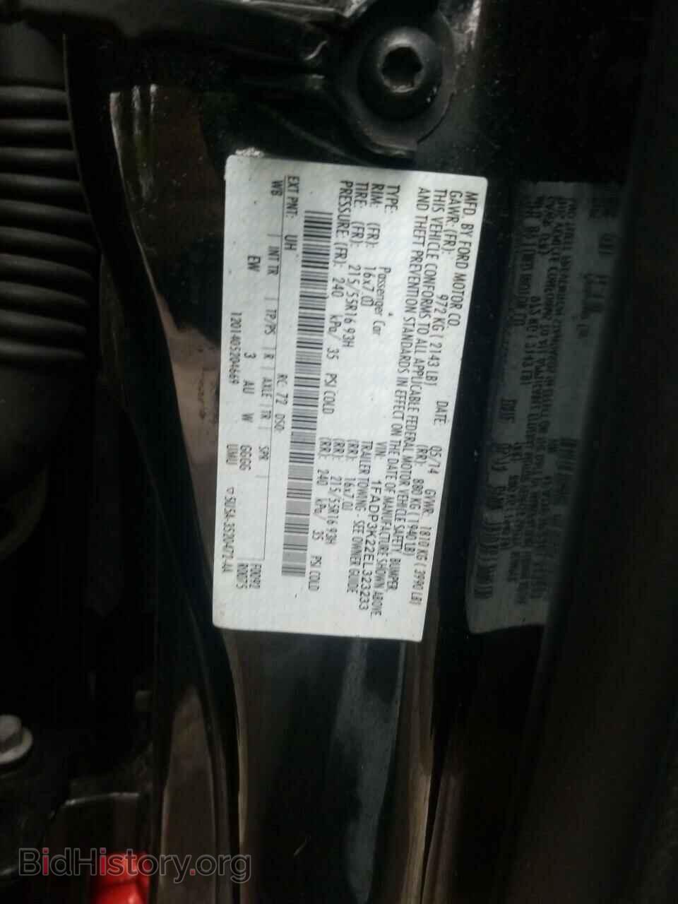 2014 Ford Focus - VIN: 1FADP3K22EL323233 - Фото 6