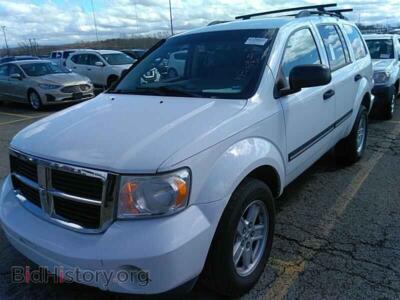 2007 Dodge DURANGO 4WD 4DR SLT, белый — VIN 1D8HB48P17F558499