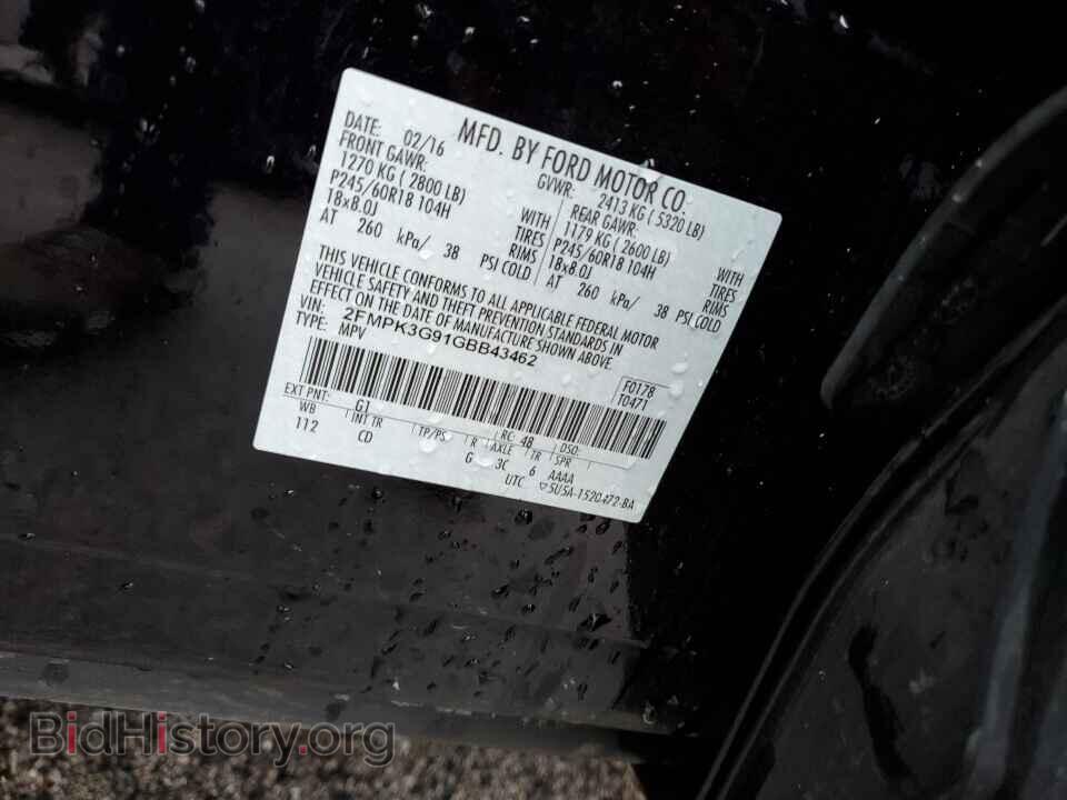2016 Ford Edge - VIN: 2FMPK3G91GBB43462 - Photo 6