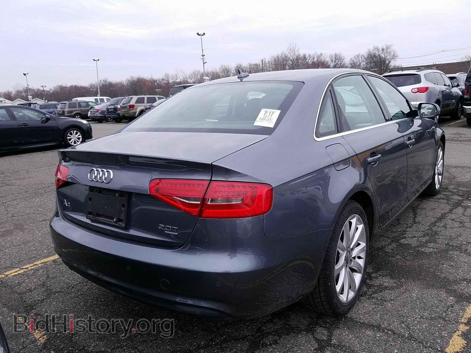 2013 Audi A4 - VIN: WAUFFAFL8DN047332 - Фото 2