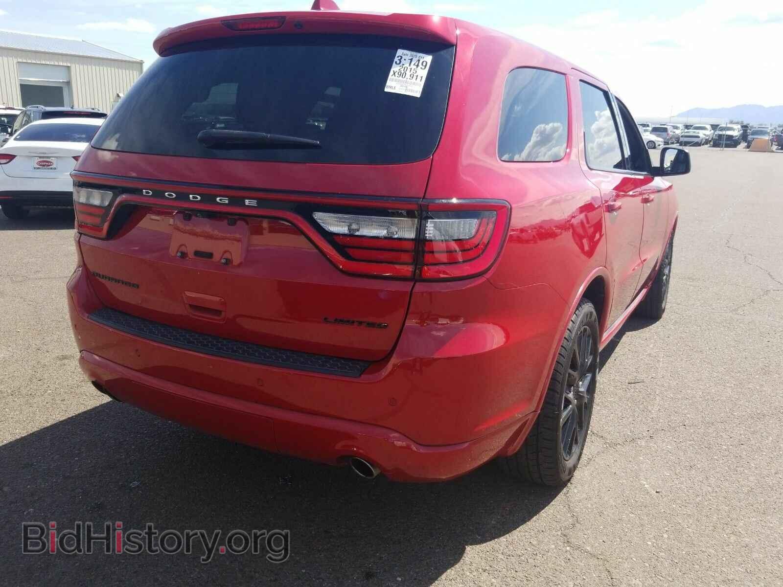2015 Dodge Durango - VIN: 1C4RDHDG4FC239558 - Фото 2