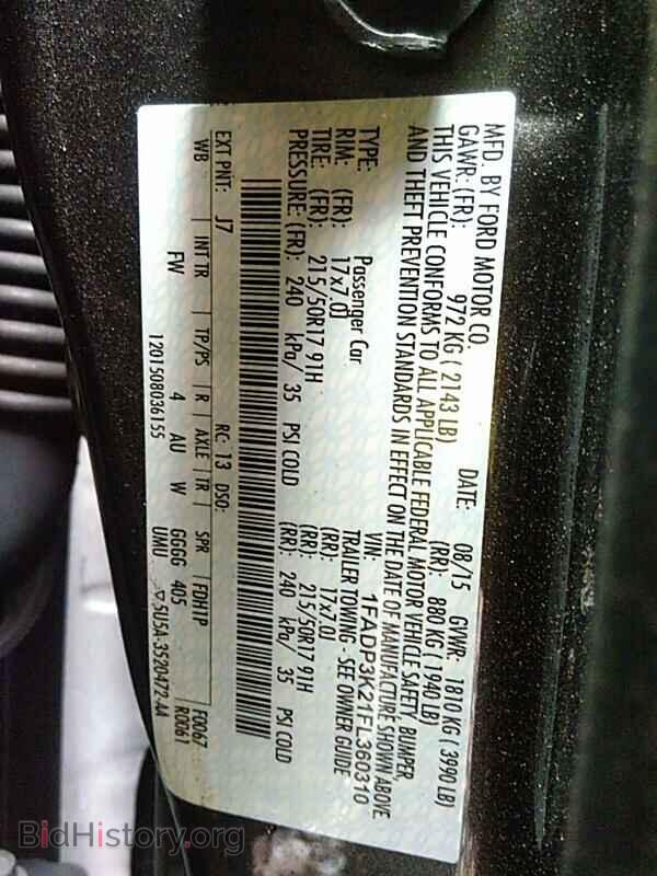 2015 Ford Focus - VIN: 1FADP3K21FL360310 - Photo 6