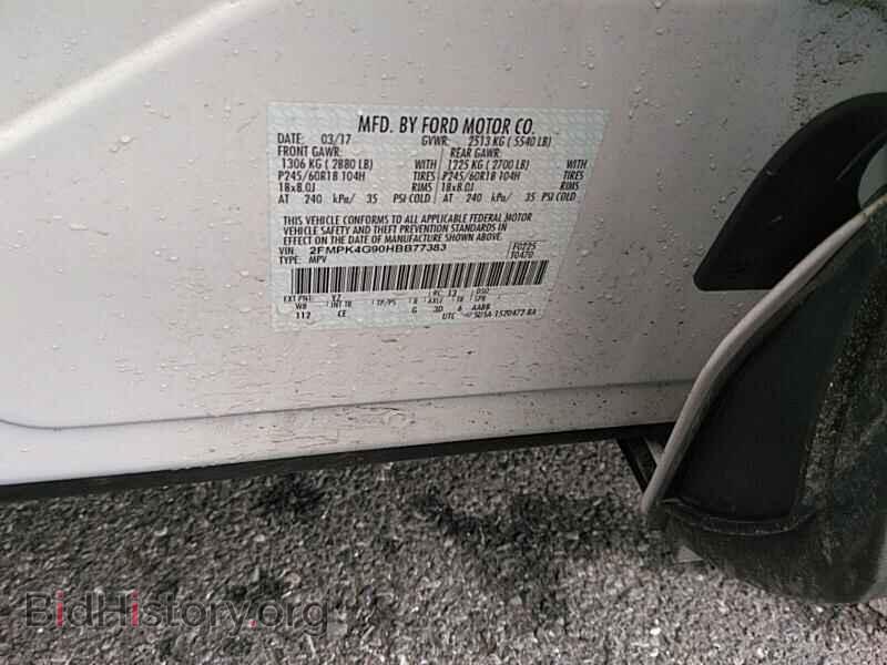 2017 Ford Edge - VIN: 2FMPK4G90HBB77383 - Фото 6