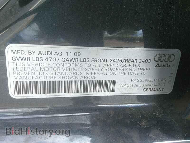 2010 Audi A4 - VIN: WAUEFAFL3AN034723 - Фото 6