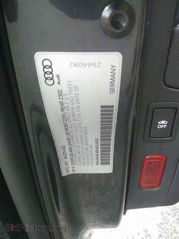 2017 Audi A4 - VIN: WAUGNAF48HN024400 - Фото 6