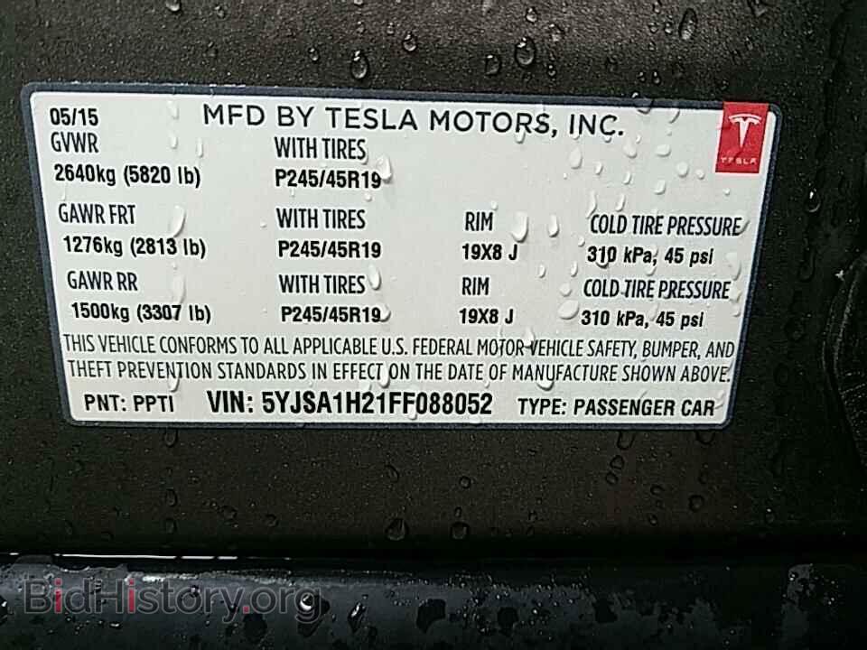 2015 Tesla Model S - VIN: 5YJSA1H21FF088052 - Photo 6