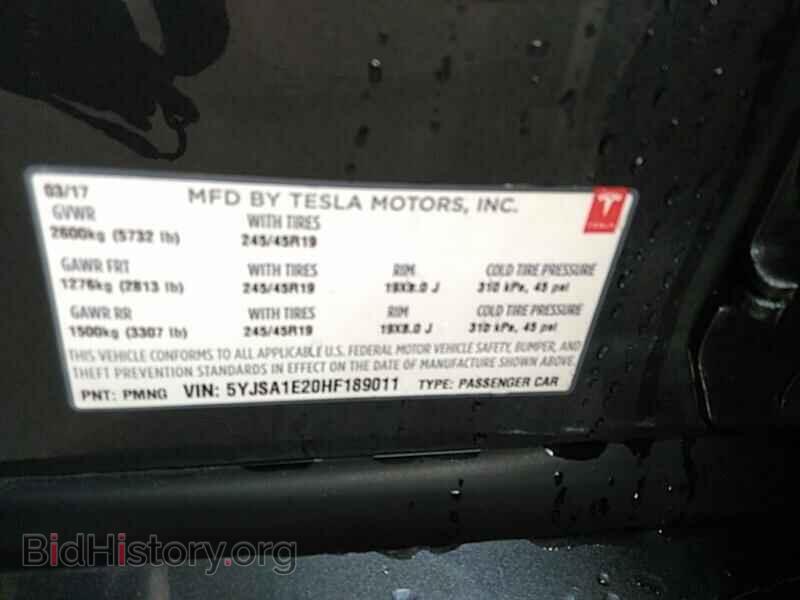 2017 Tesla Model S - VIN: 5YJSA1E20HF189011 - Photo 6