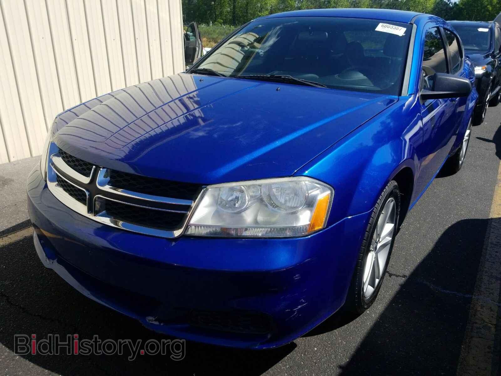 Фотография 1C3CDZAG3CN313735 - Dodge Avenger 2012