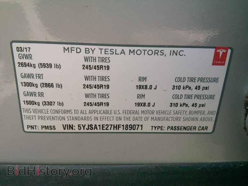 2017 Tesla Model S - VIN: 5YJSA1E27HF189071 - Photo 6