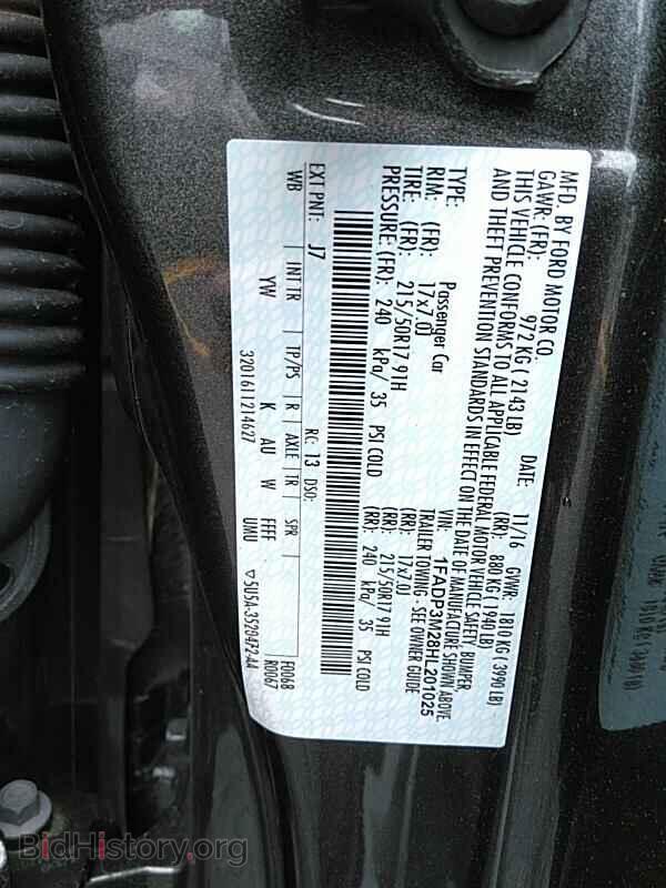 2017 Ford Focus - VIN: 1FADP3M28HL201025 - Фото 6