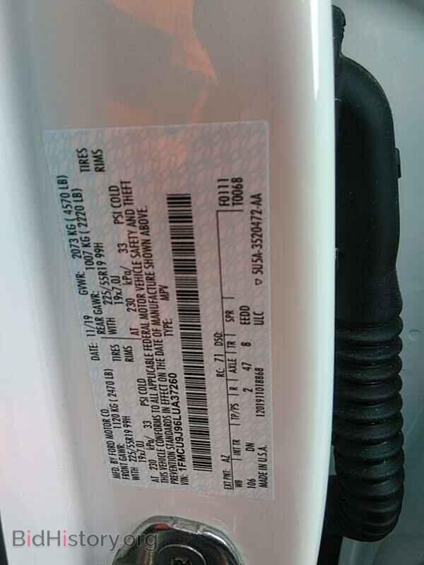 2020 Ford Escape - VIN: 1FMCU9J96LUA37260 - Photo 6
