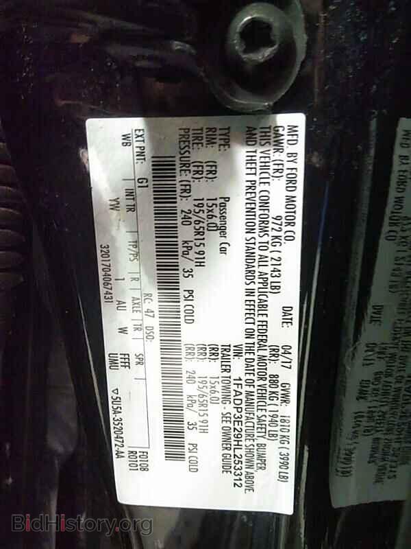 2017 Ford Focus - VIN: 1FADP3E29HL253312 - Photo 6