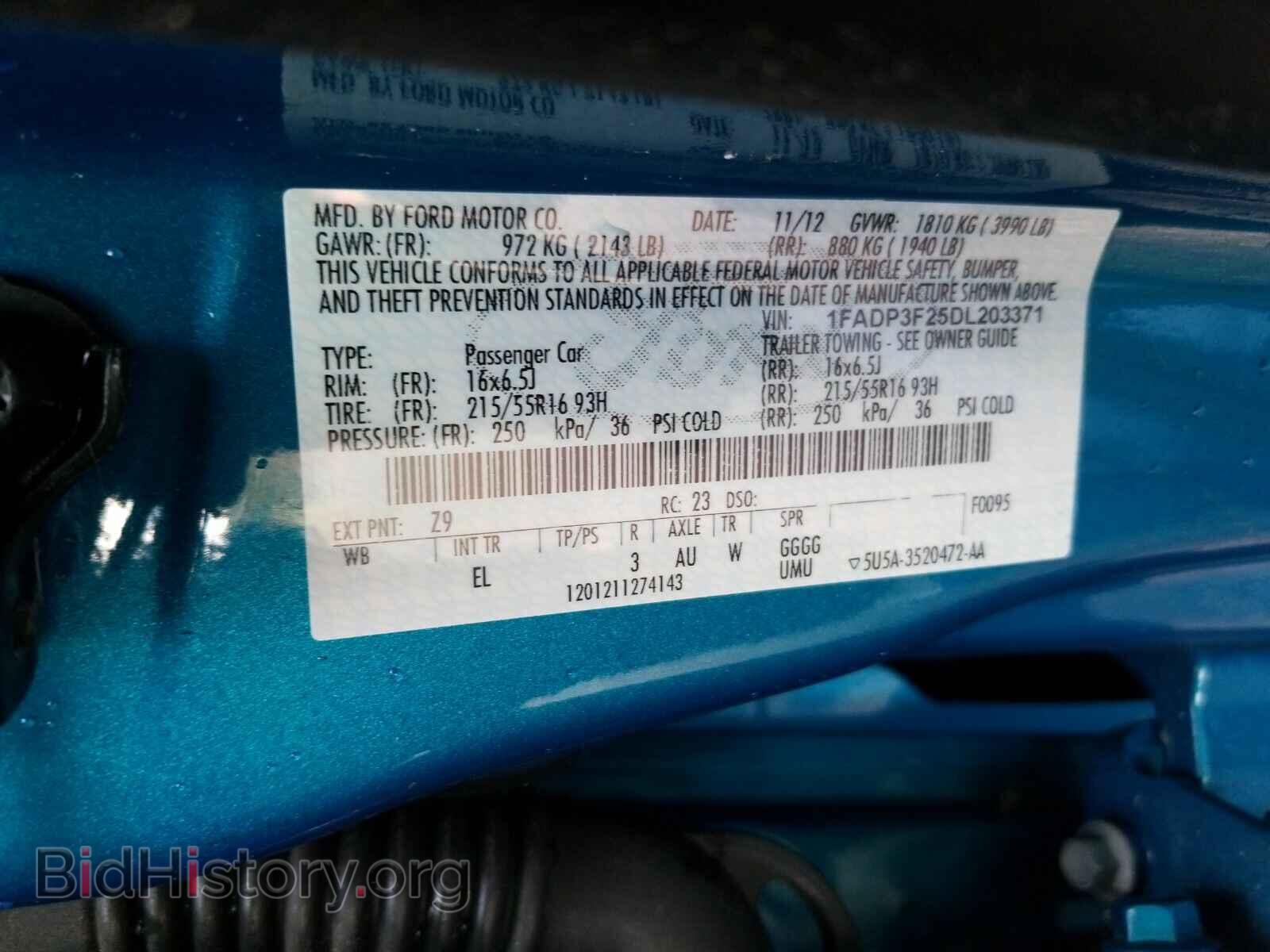2013 Ford Focus - VIN: 1FADP3F25DL203371 - Photo 6