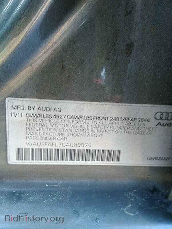 2012 Audi A4 - VIN: WAUFFAFL7CA089075 - Фото 6