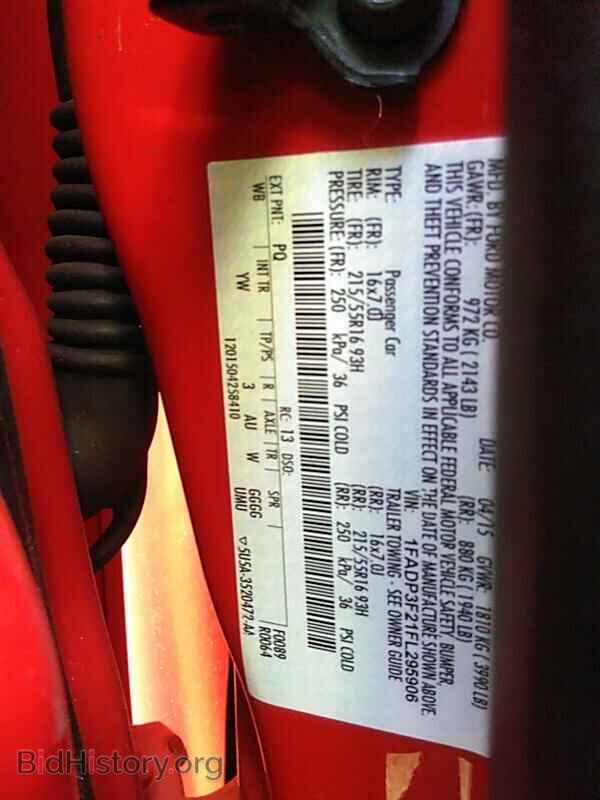 2015 Ford Focus - VIN: 1FADP3F21FL295906 - Фото 6