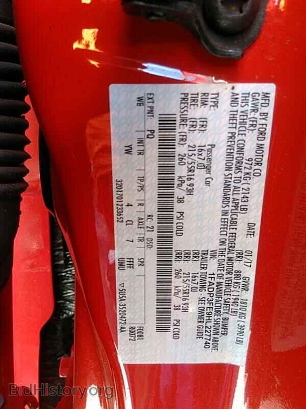 2017 Ford Focus - VIN: 1FADP3FE9HL227740 - Photo 6