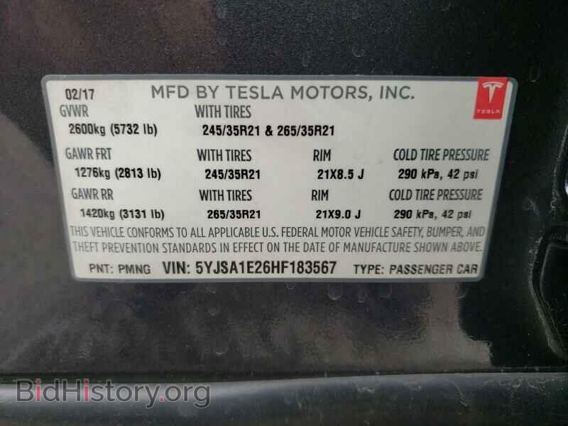 2017 Tesla Model S - VIN: 5YJSA1E26HF183567 - Photo 6