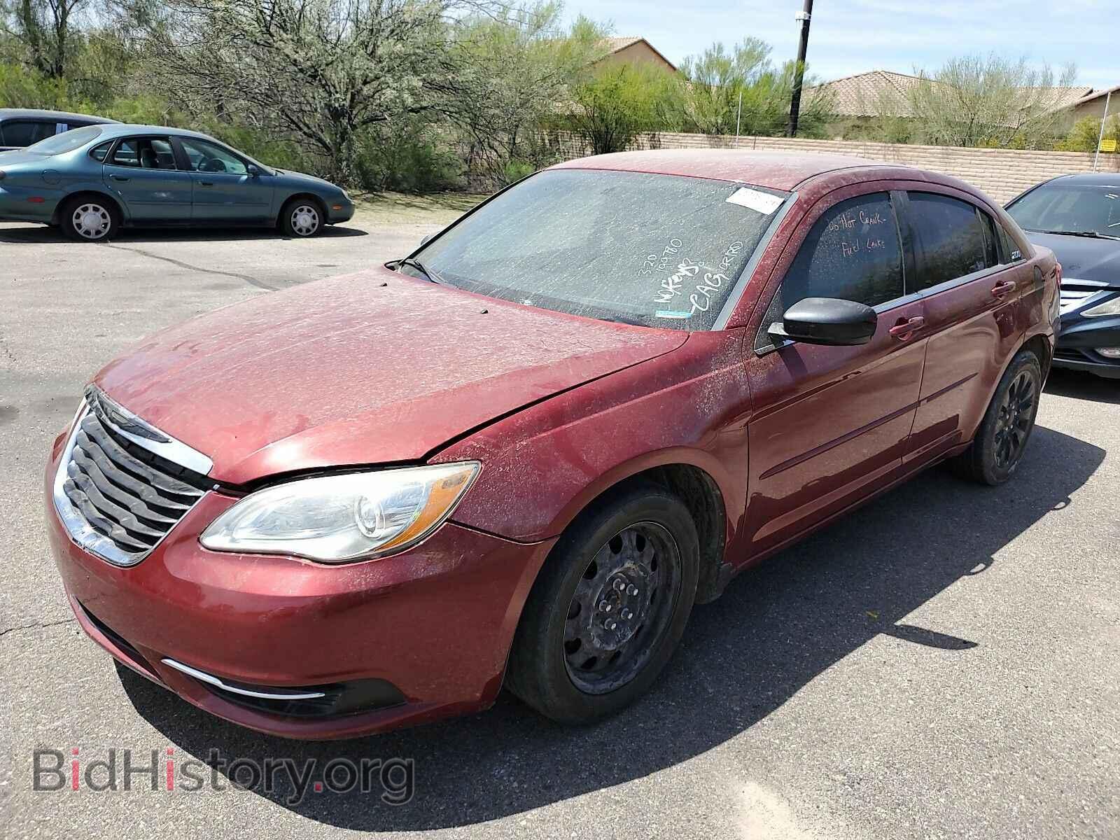 Фотография 1C3CCBAB8CN199780 - Chrysler 200 2012