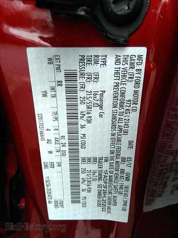 2017 Ford Focus - VIN: 1FADP3F28HL252022 - Фото 6