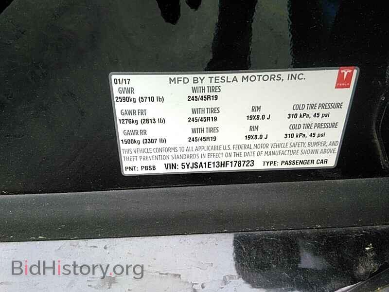 2017 Tesla Model S - VIN: 5YJSA1E13HF178723 - Photo 6