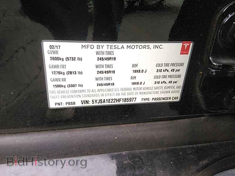 2017 Tesla Model S - VIN: 5YJSA1E22HF185977 - Photo 6