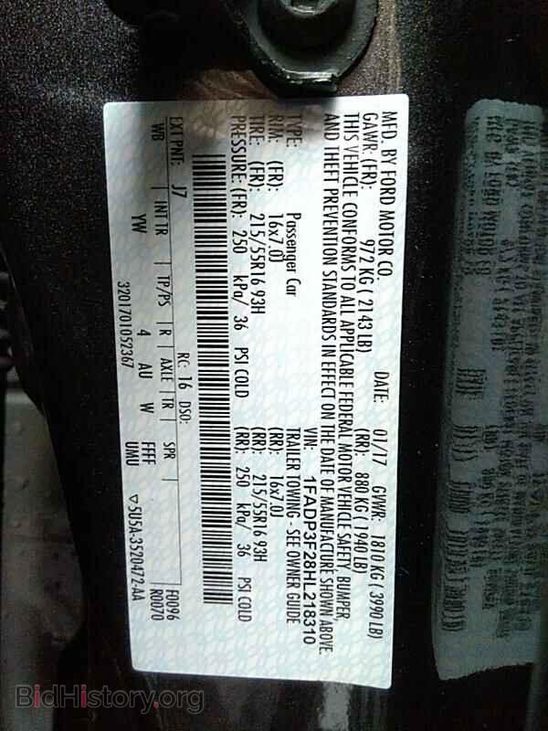 2017 Ford Focus - VIN: 1FADP3F28HL218310 - Photo 6