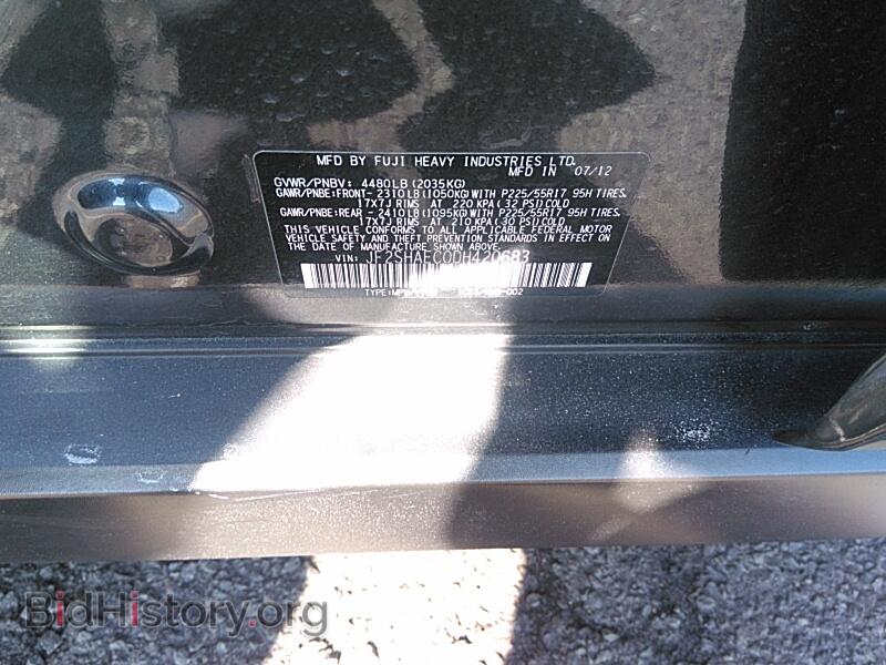 2013 Subaru Forester - VIN: JF2SHAEC0DH420683 - Фото 6