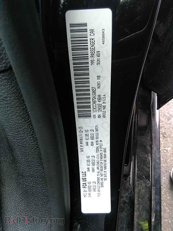 2016 Chrysler 200 - VIN: 1C3CCCAB7GN160657 - Photo 6