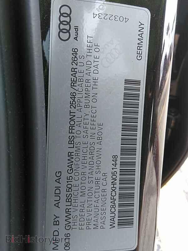 2017 Audi A6 - VIN: WAUC8AFCXHN051448 - Фото 6