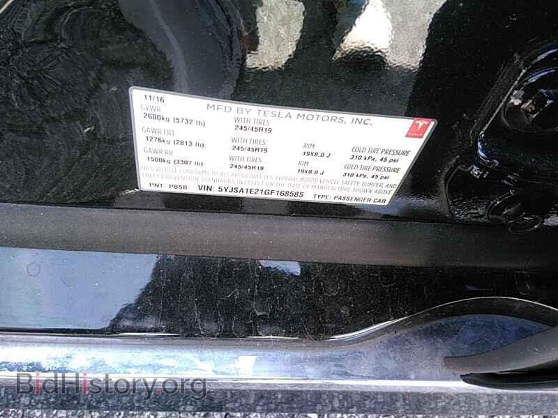 2016 Tesla Model S - VIN: 5YJSA1E21GF168585 - Фото 6