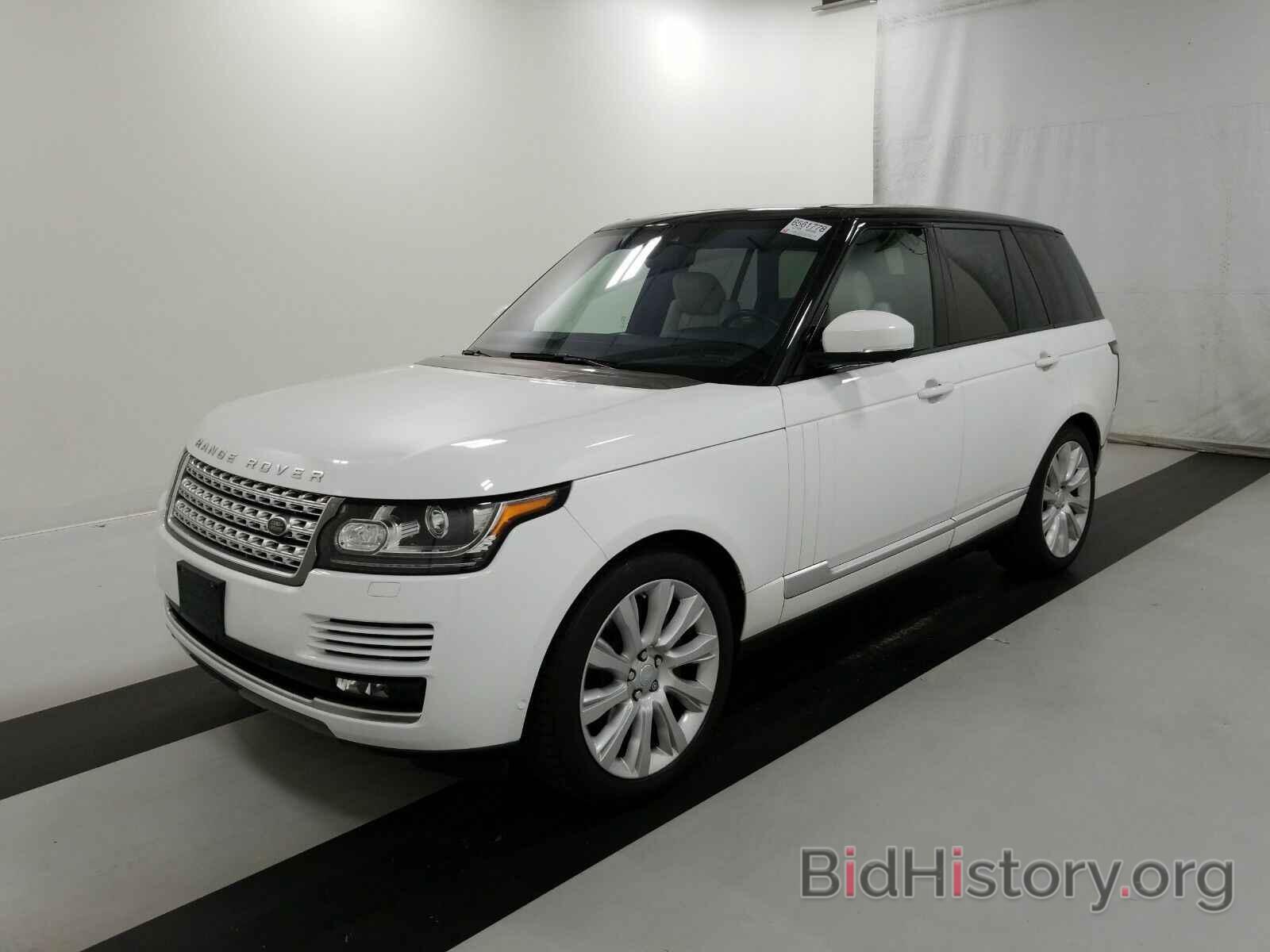 Photo SALGS2FE3HA347036 - Land Rover Range Rover 2017