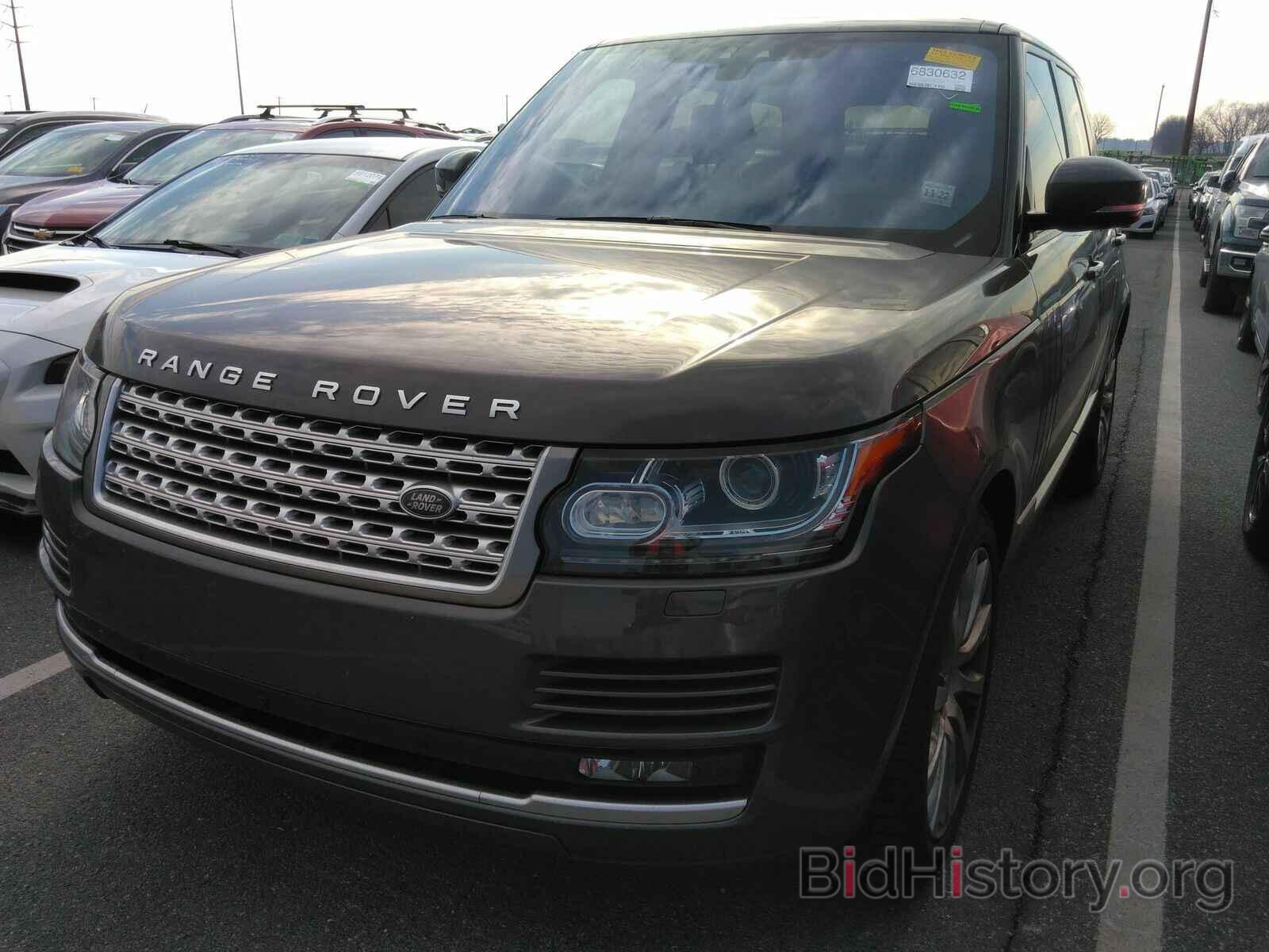 Фотография SALGS2FE3HA329085 - Land Rover Range Rover 2017