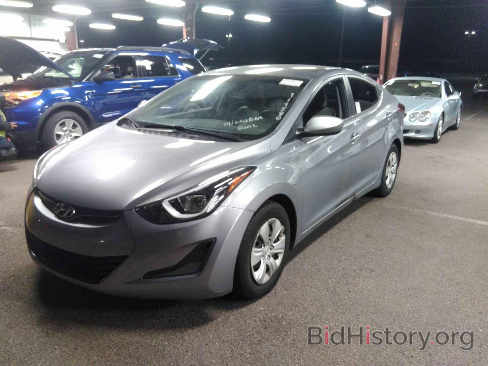 Photo 5NPDH4AE9GH719580 - Hyundai Elantra 2016