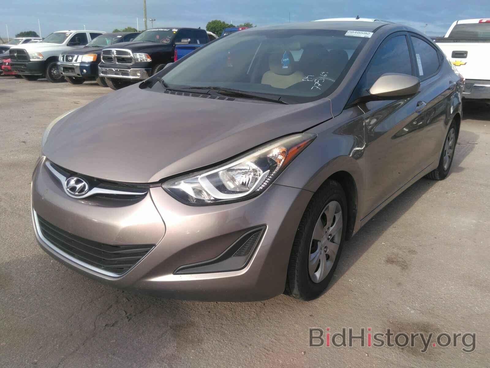 Фотография 5NPDH4AEXGH775169 - Hyundai Elantra 2016